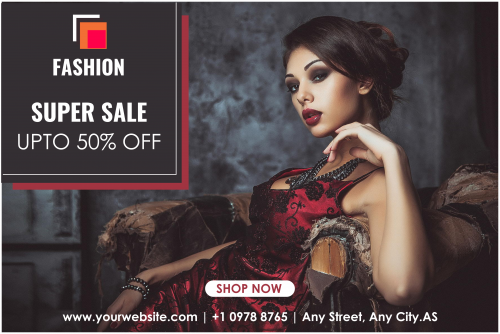 Fashion Factory Sale Banner 36x24