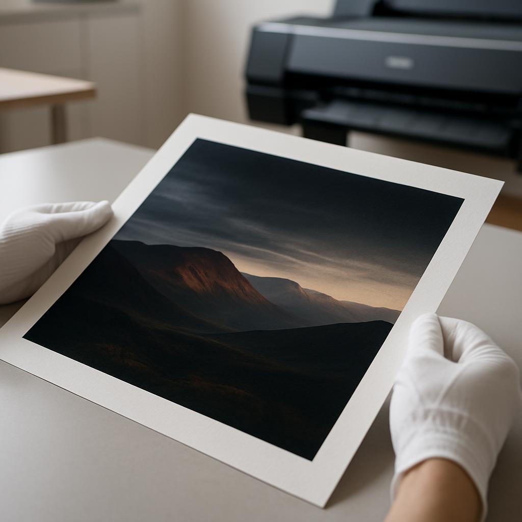 Fine-art giclée print on Hahnemühle paper