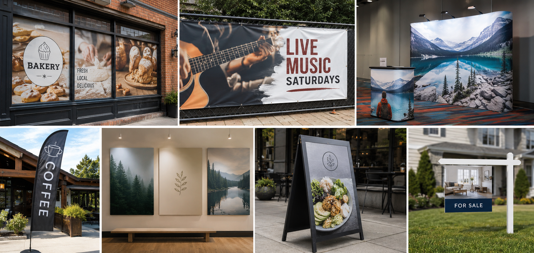 Signs and large-format displays