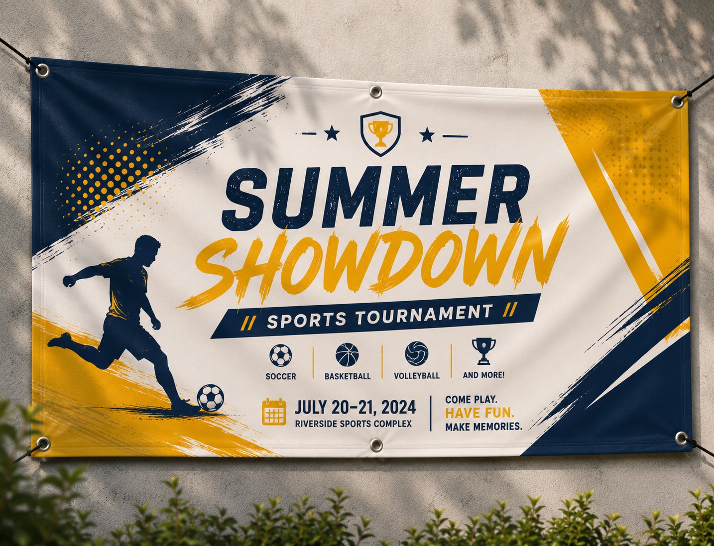 Scrim vinyl banners