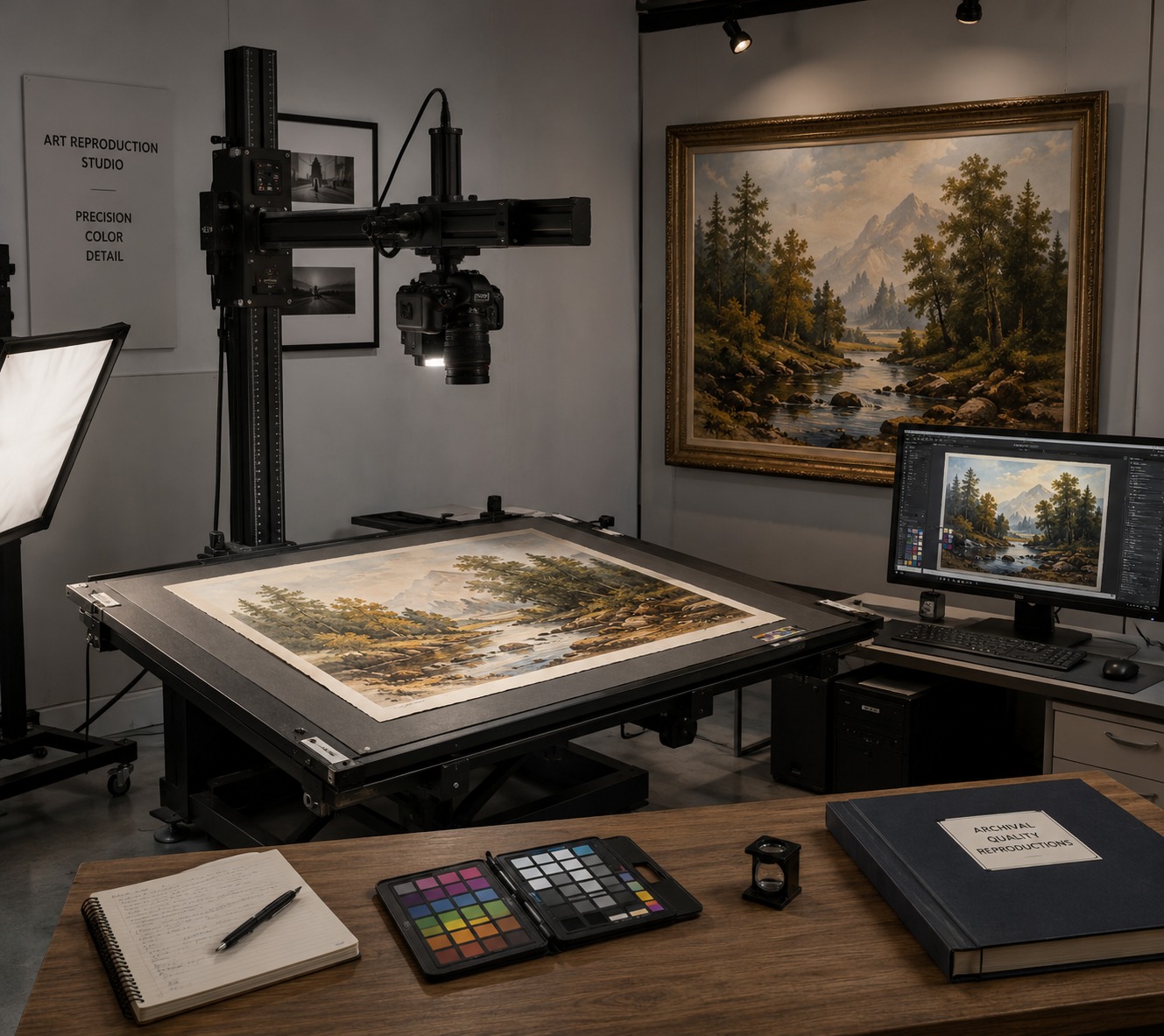 DSLR art reproduction