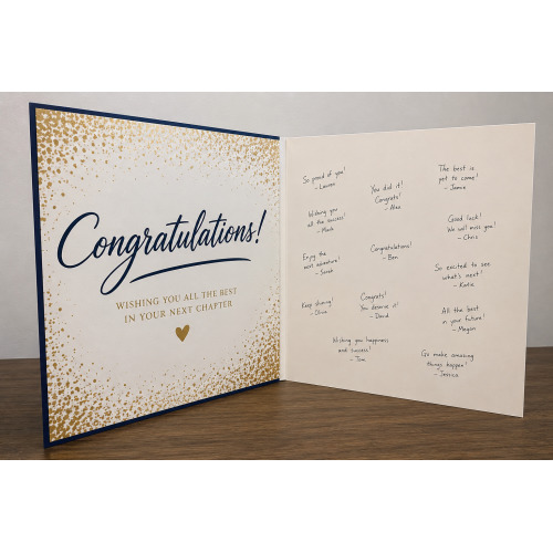 Giant signature card